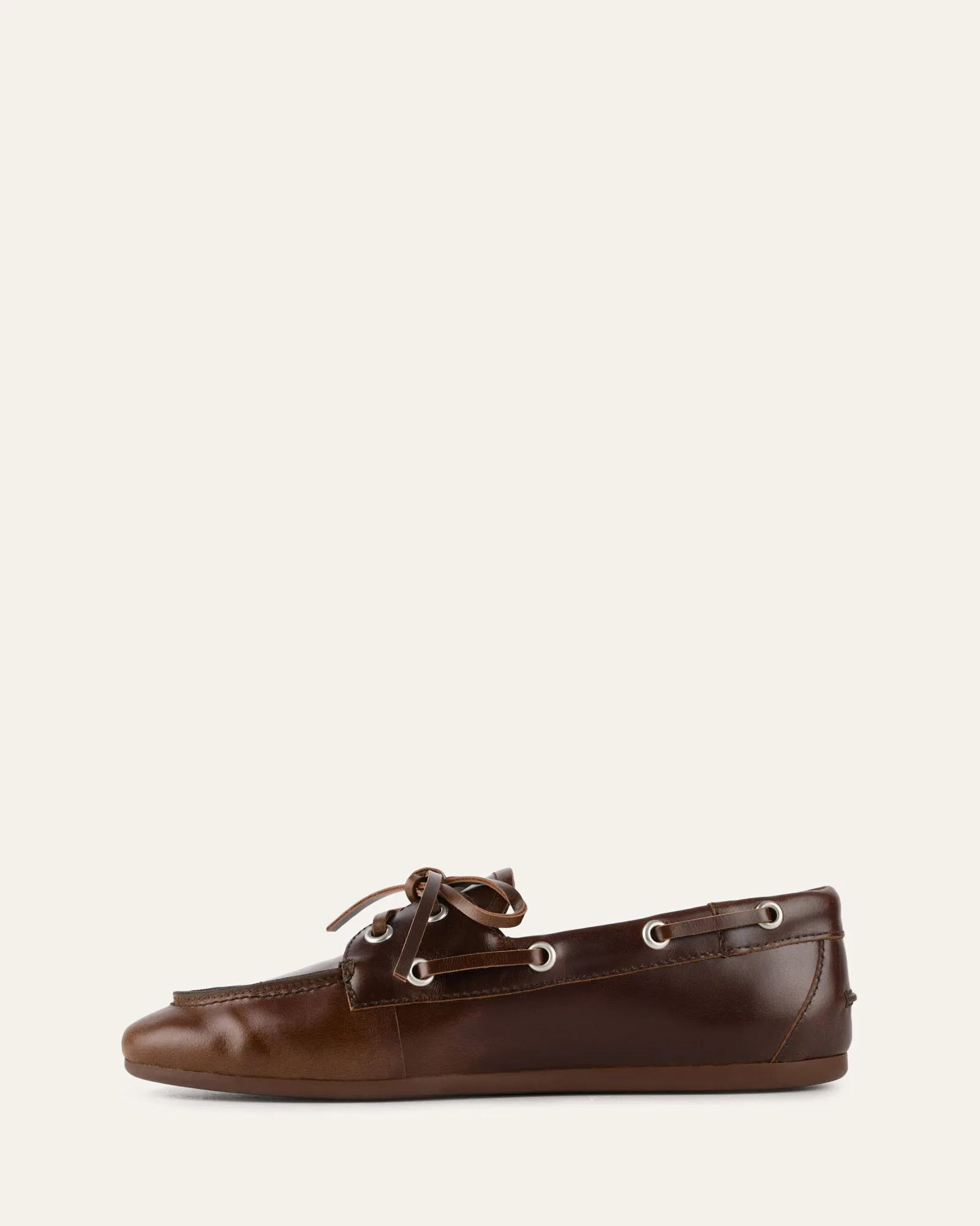 HELM LOAFERS PECAN WAXED LEATHER