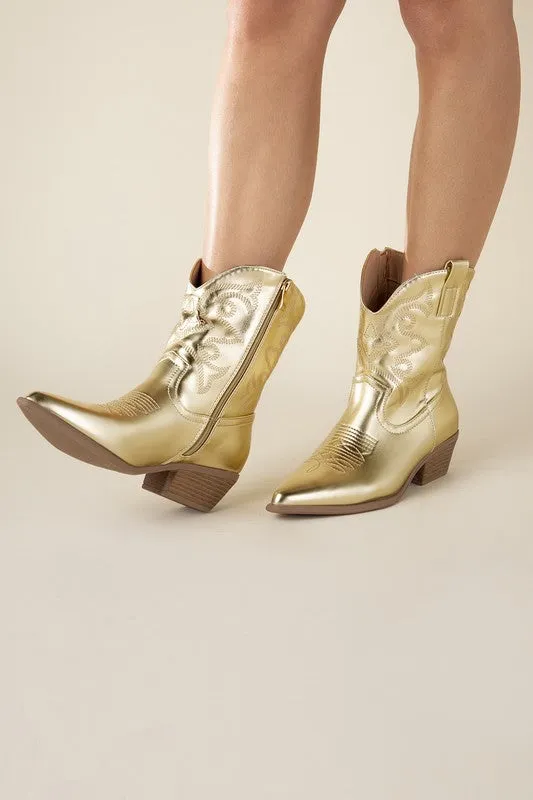 Here Comes Trouble Western Boots