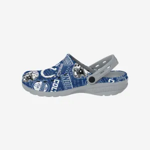 Indianapolis Colts Historic Print Clog With Strap