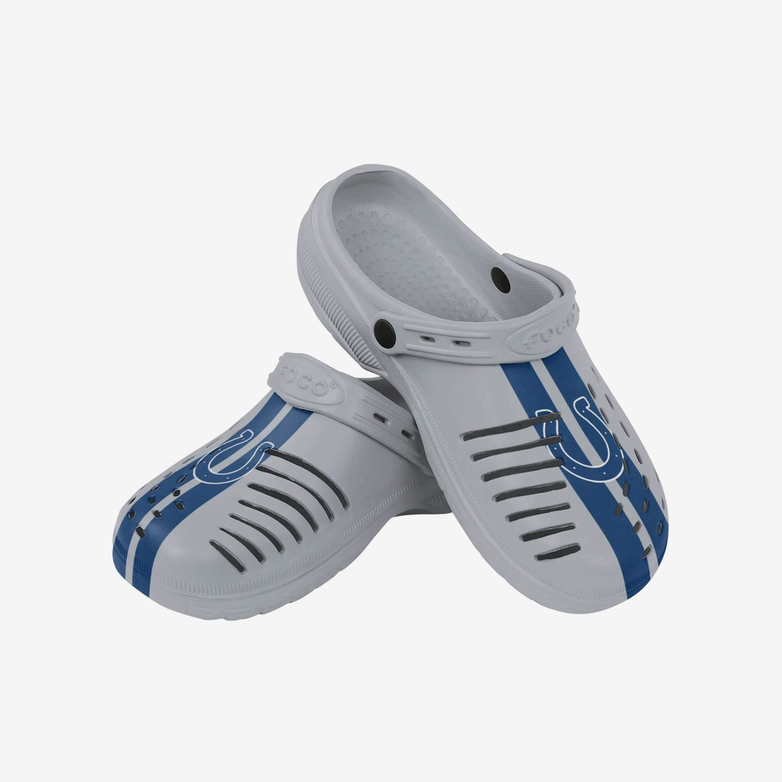Indianapolis Colts Team Stripe Clog With Strap