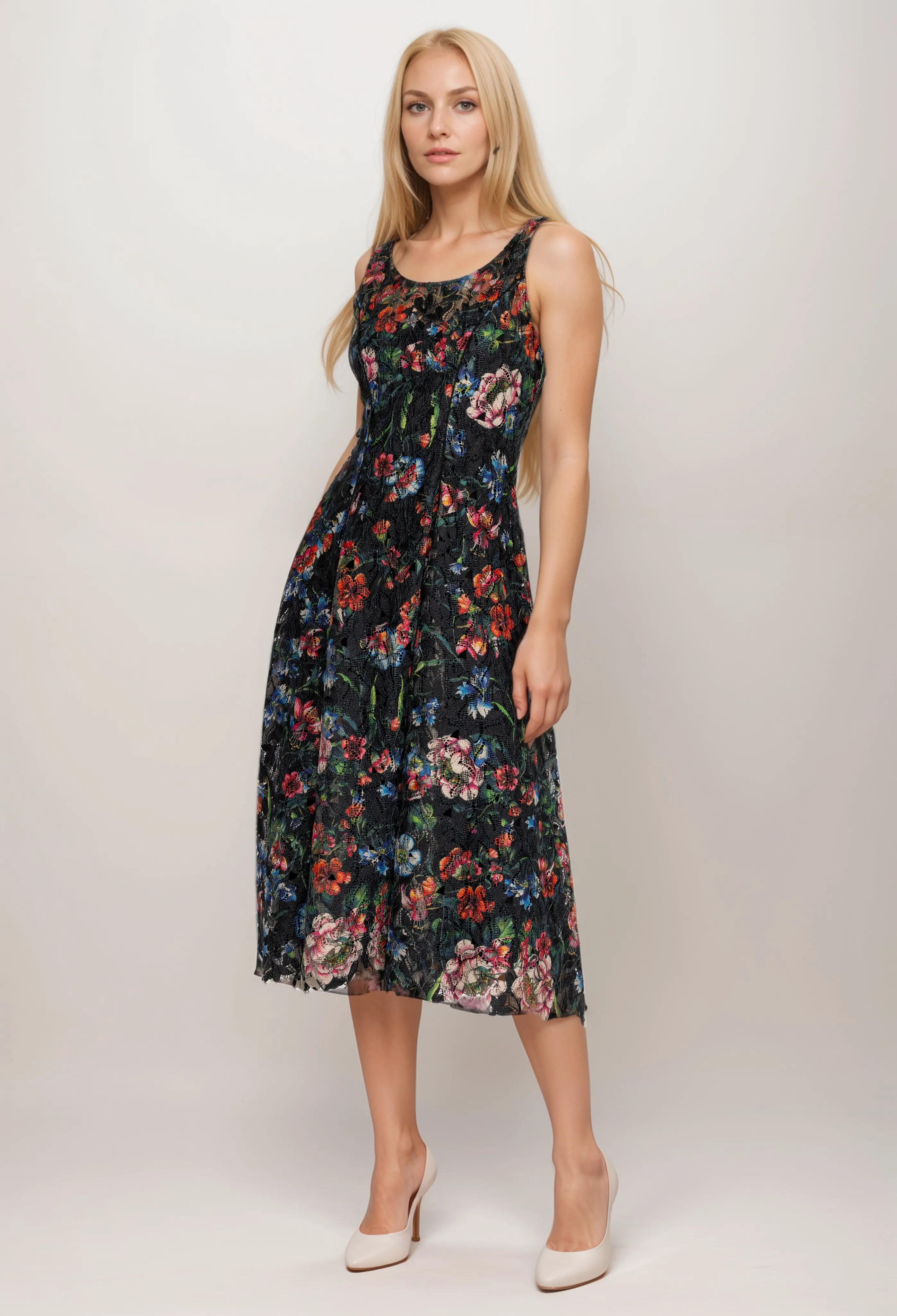Johnny Was Biya Lyam Lace Mazzy Princess Dress B31924 Boho Chic