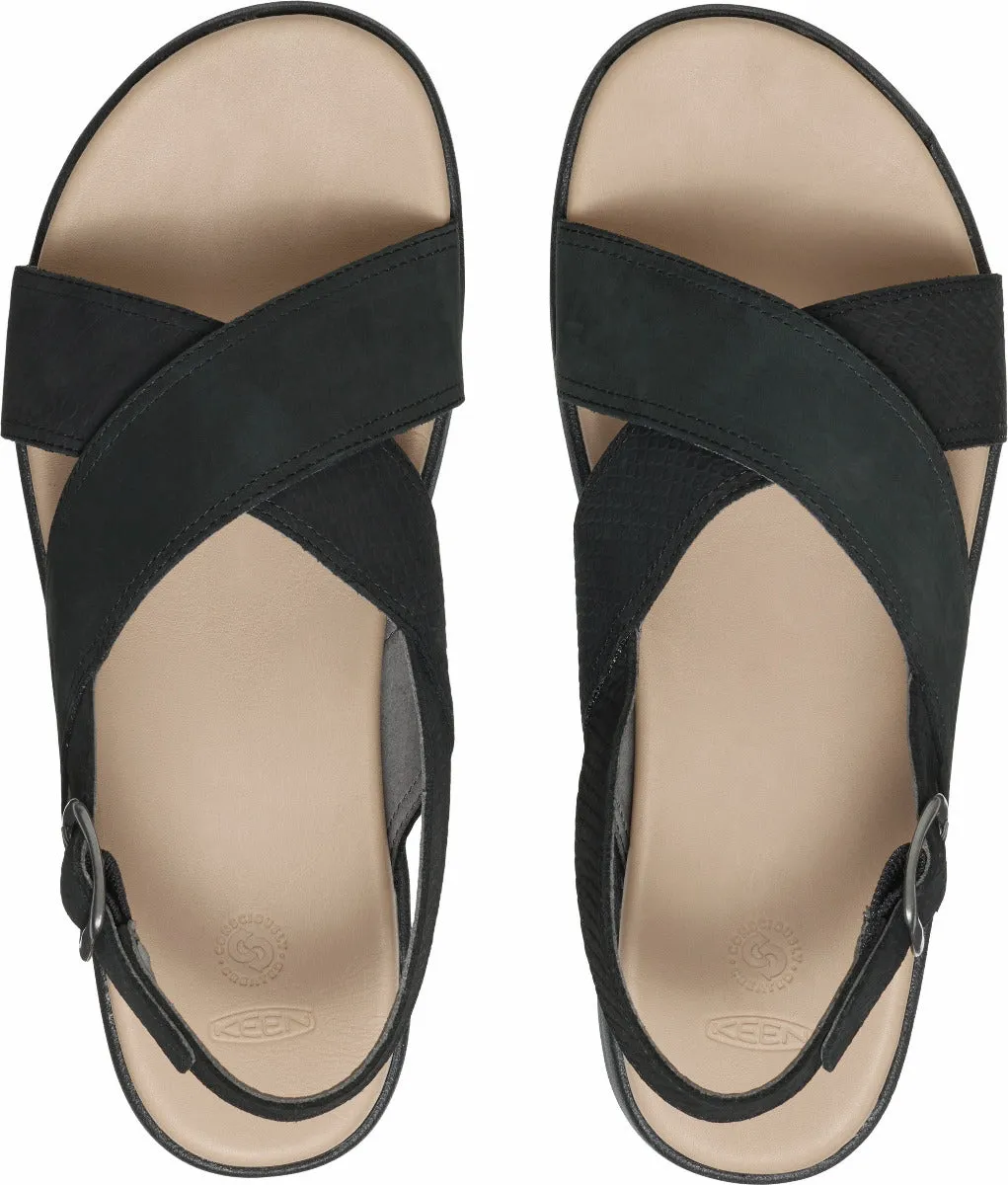 KEEN 1030522 Women's Elle Luxe Backstrap Sandal - Black
