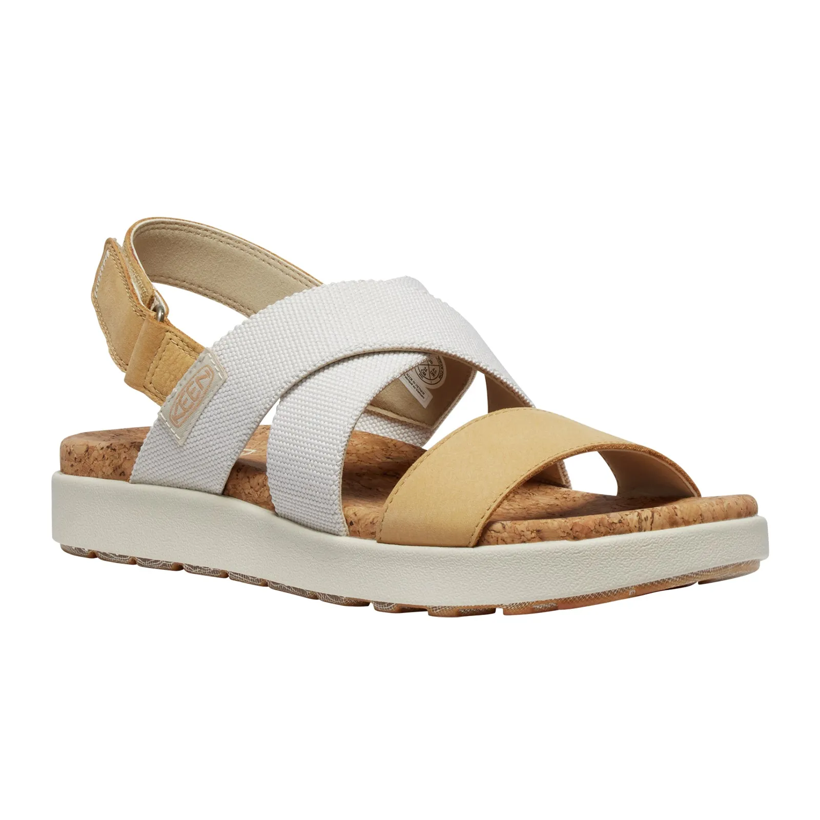 Keen Elle Criss Cross Backstrap Sandal (Women) - Birch/Curry