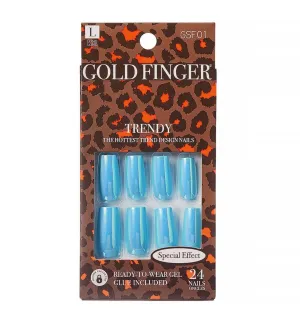 KISS Gel Gold Finger Trendy Nails