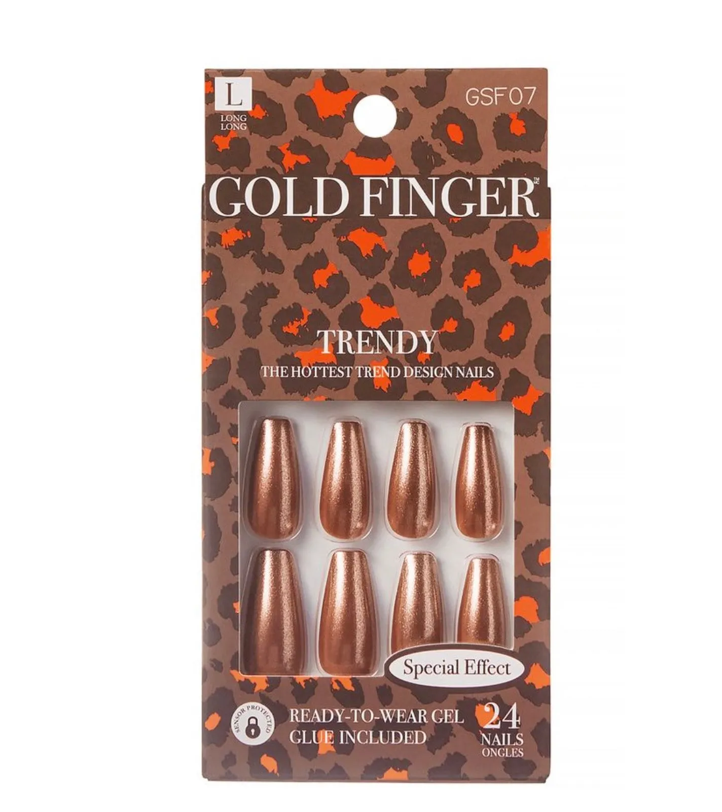 KISS Gel Gold Finger Trendy Nails