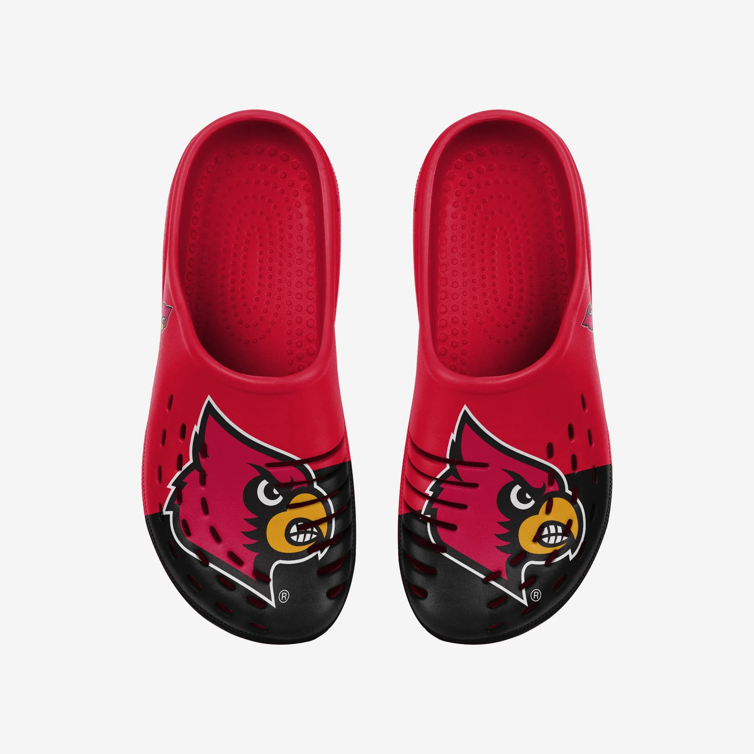 Louisville Cardinals Colorblock Big Logo Clog