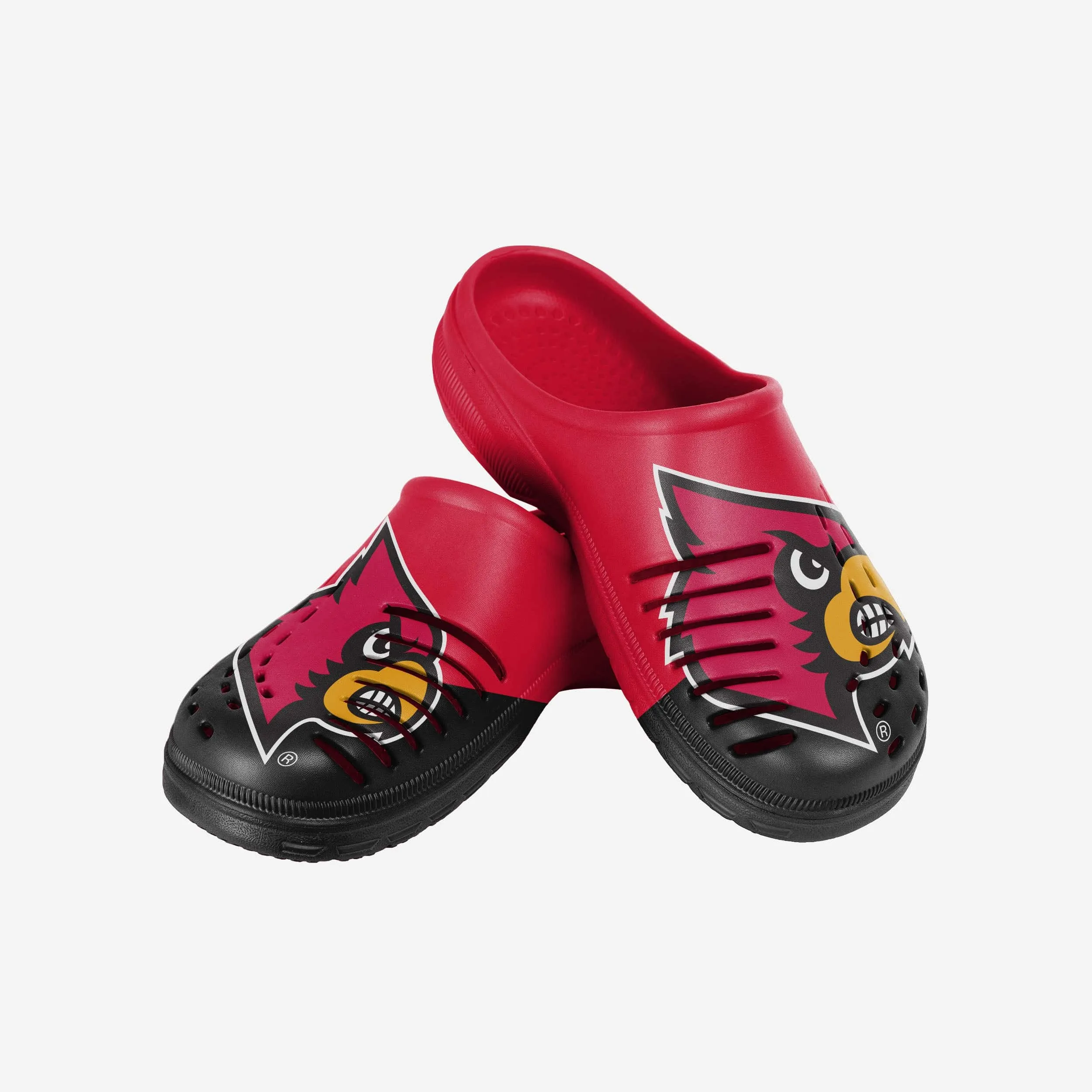 Louisville Cardinals Colorblock Big Logo Clog