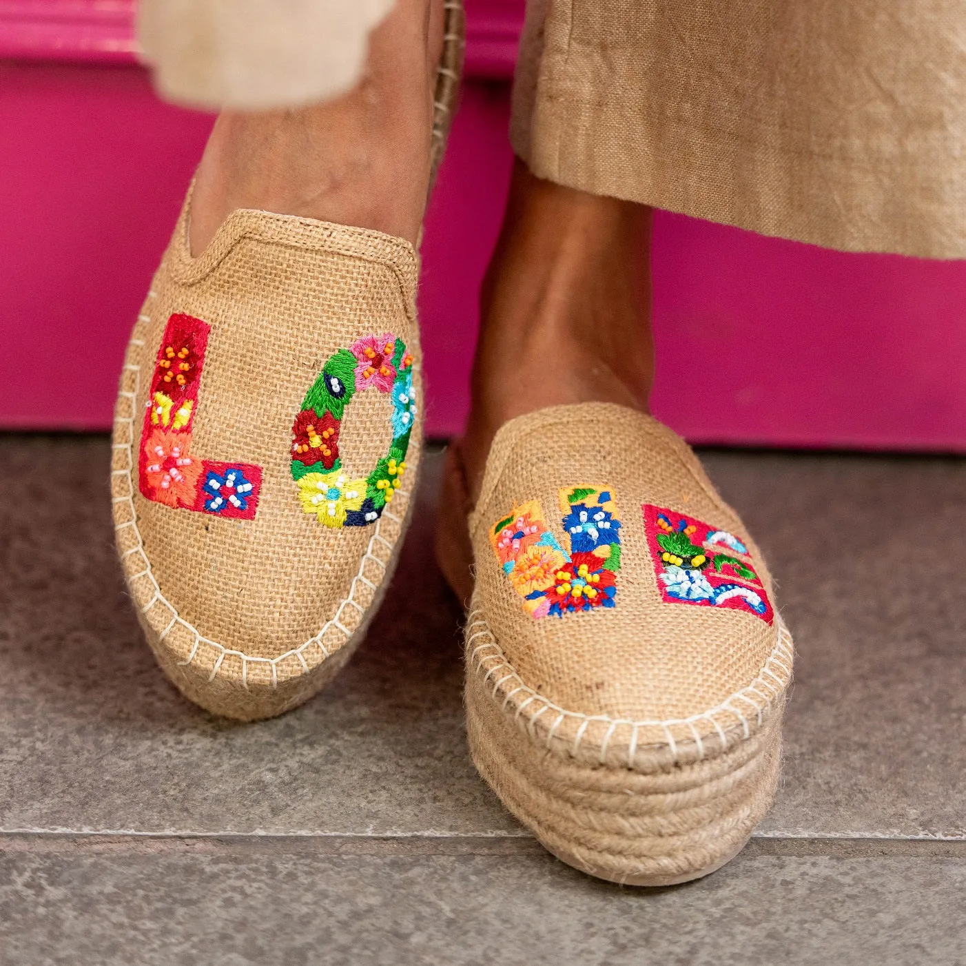Love Espadrilles Platforms