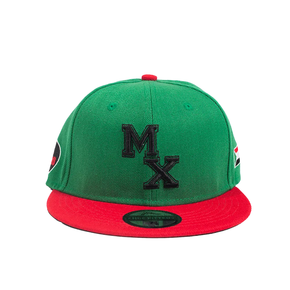 MALCOLM X GREEN FITTED HAT