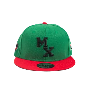 MALCOLM X GREEN FITTED HAT