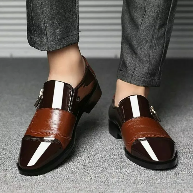 Men's Dress Shoes Men Wedding Shoes Slip on Office Men Oxford Shoes Flats Shoes