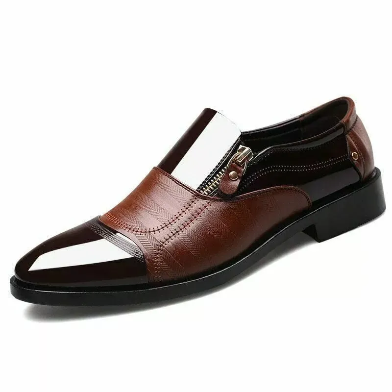 Men's Dress Shoes Men Wedding Shoes Slip on Office Men Oxford Shoes Flats Shoes