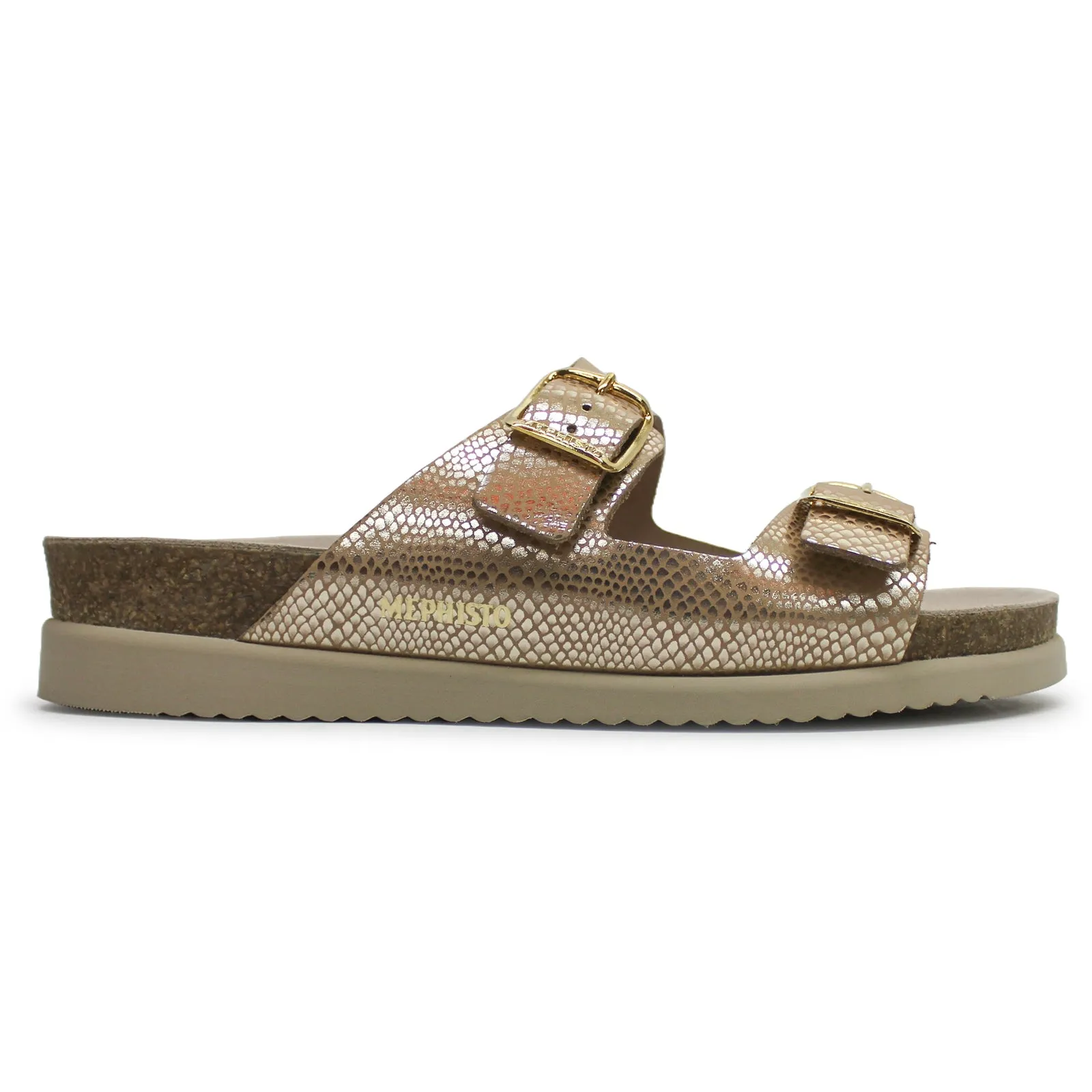 Mephisto Harmony Full Grain Leather Women's Slide Sandals