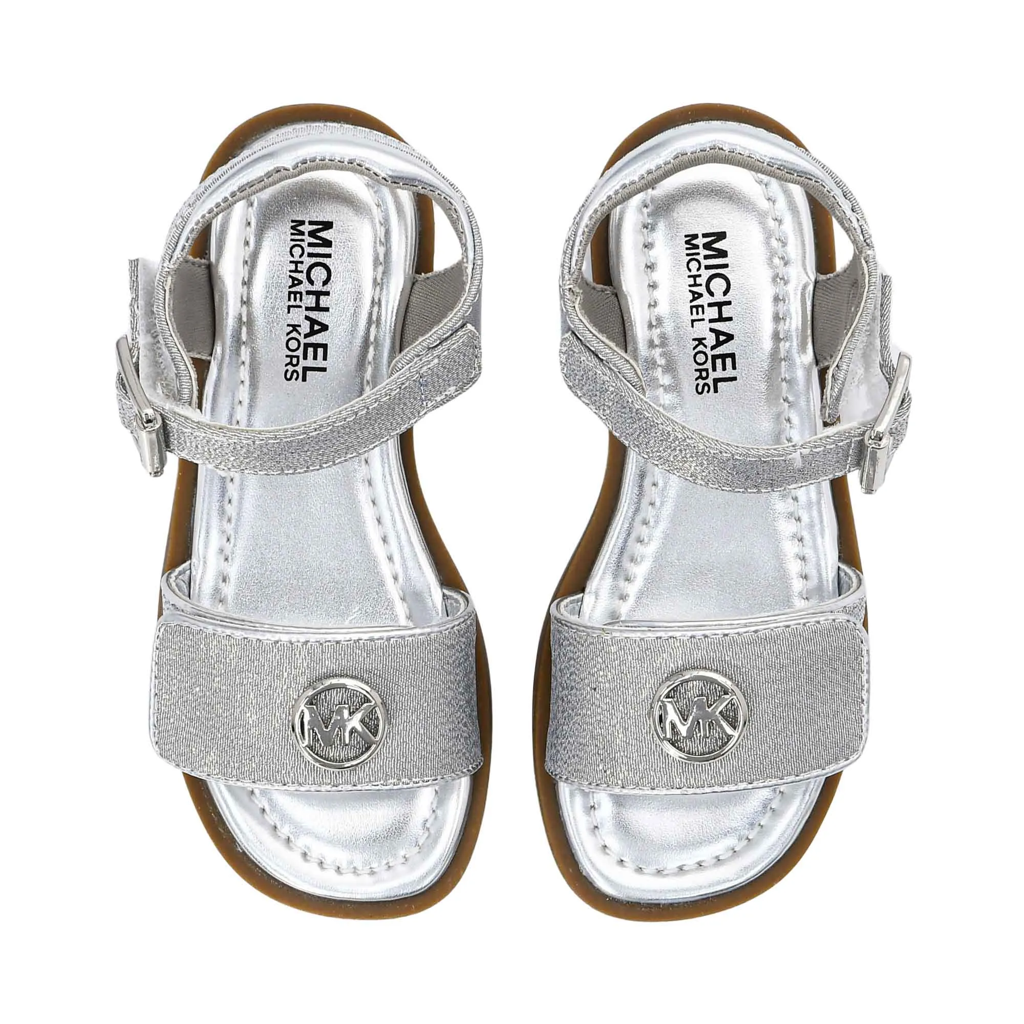 Michael Kors Kids Girl's Silver Sandal