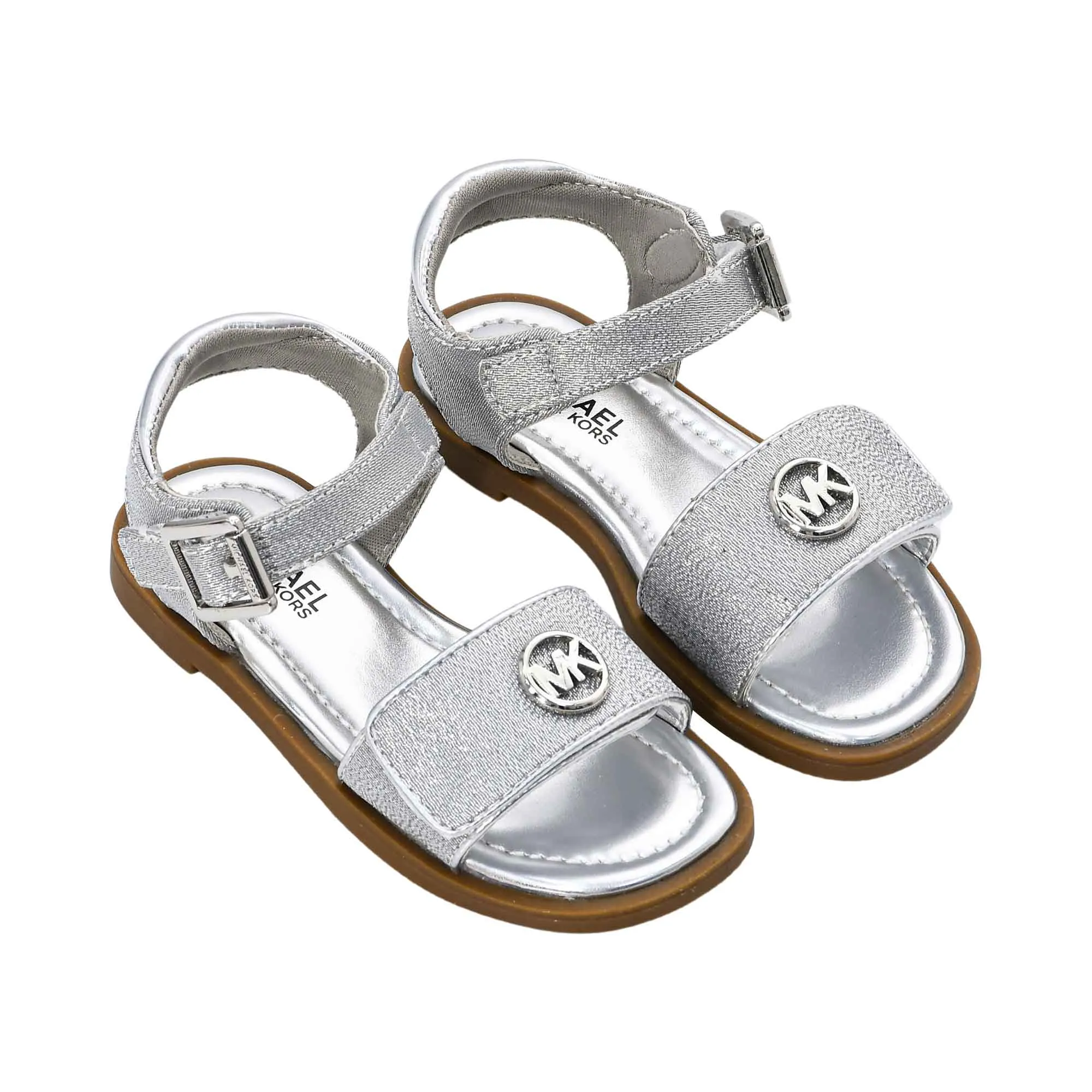 Michael Kors Kids Girl's Silver Sandal