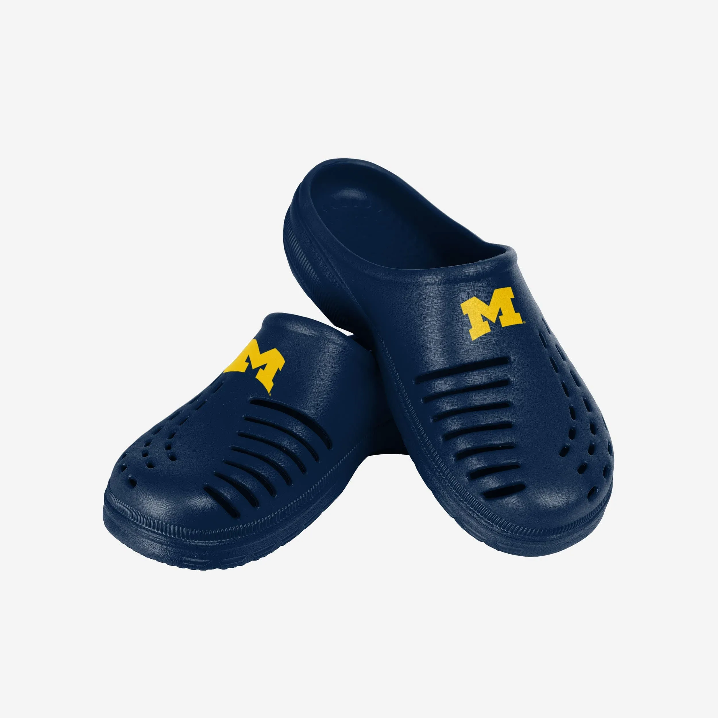 Michigan Wolverines Mens Solid Clog