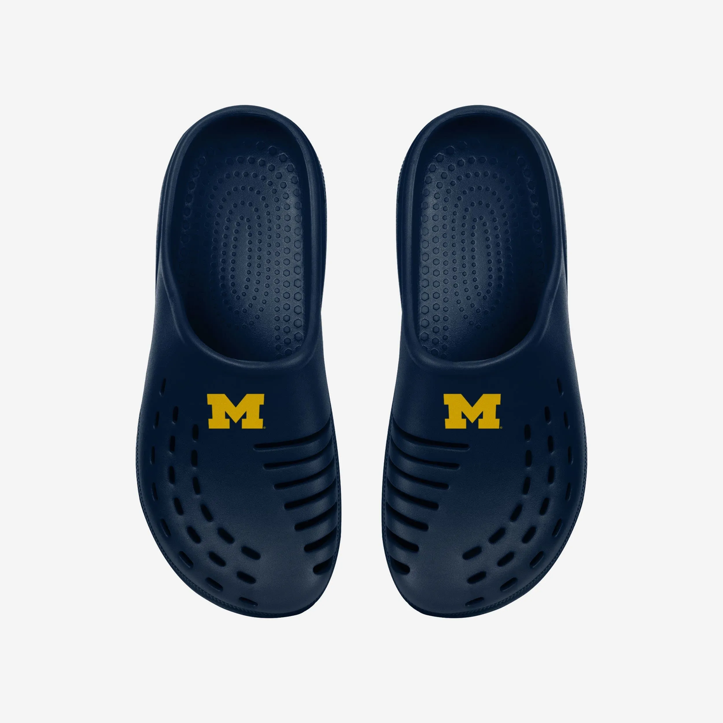 Michigan Wolverines Mens Solid Clog