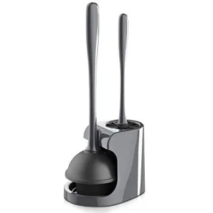 MR.SIGA Toilet Plunger and Bowl Brush Combo: Bathroom Cleaning Set