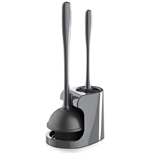 MR.SIGA Toilet Plunger and Bowl Brush Combo: Bathroom Cleaning Set
