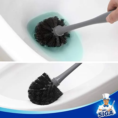 MR.SIGA Toilet Plunger and Bowl Brush Combo: Bathroom Cleaning Set