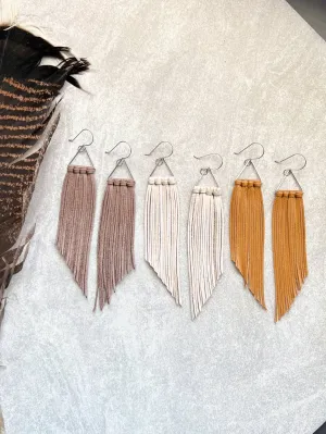 Mushroom Fringed in Faith Corvallis Triangle Fringe