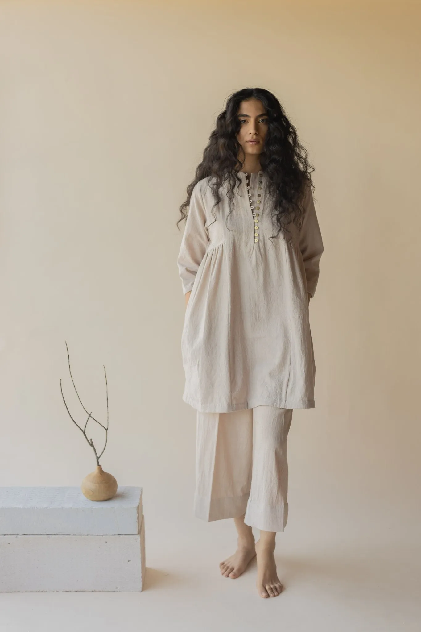 Nara Beige Dress