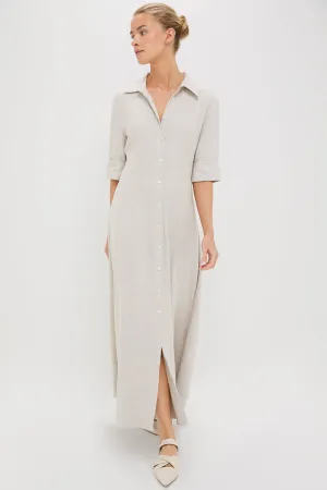 Natural Joan Linen Dress