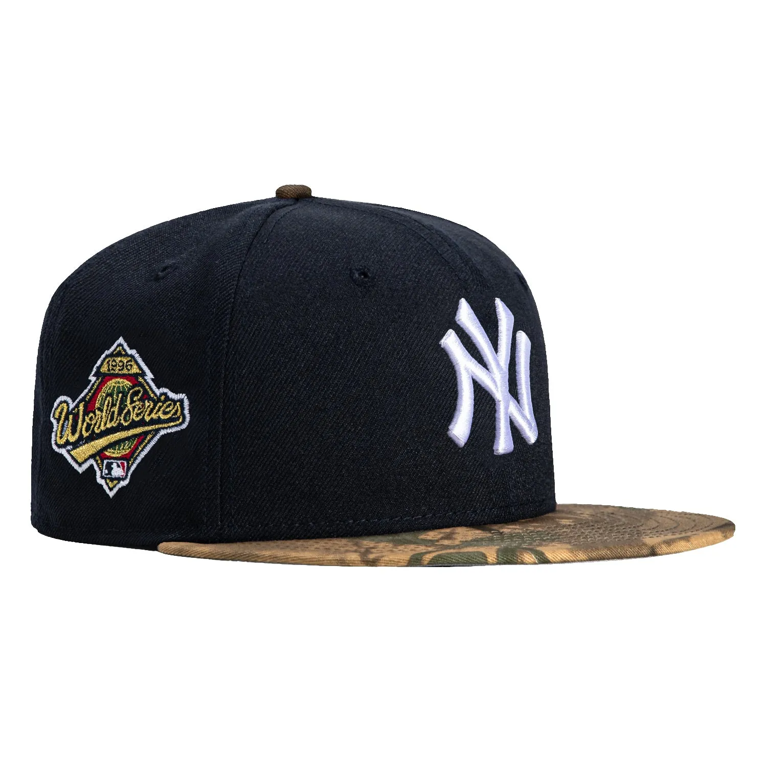 New Era 59Fifty Blur Tree New York Yankees 1996 World Series Patch Hat - Navy, Camo