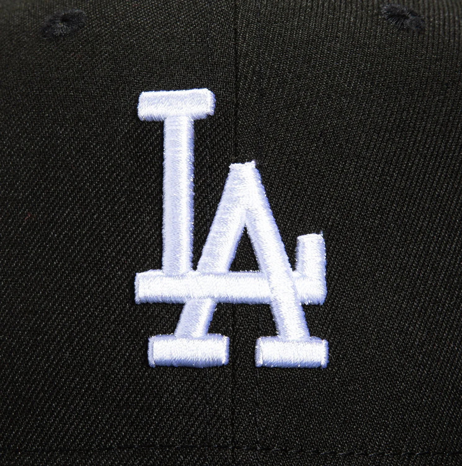 New Era 59Fifty Los Angeles Dodgers 60th Anniversary Stadium Patch Hat -  Black, White