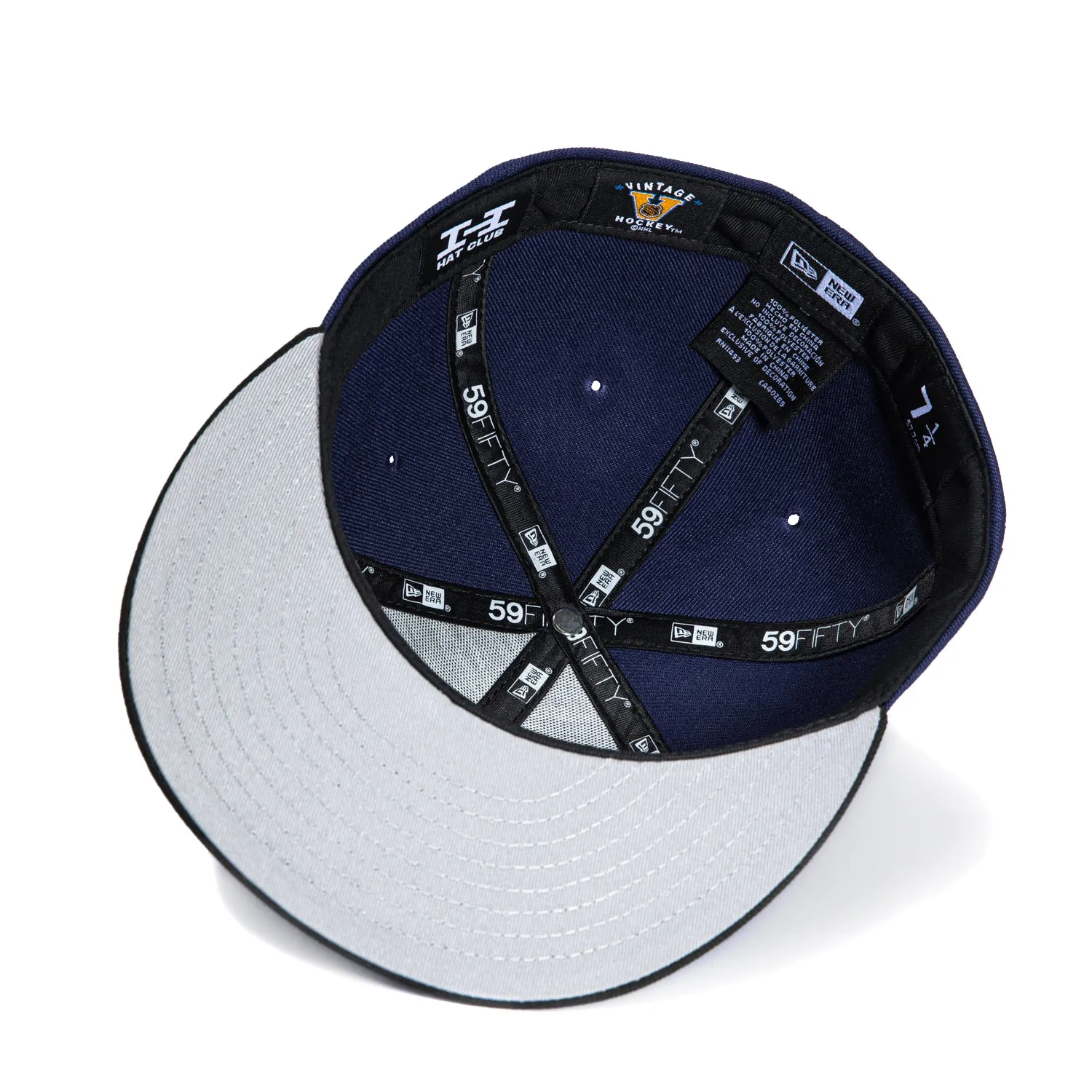New Era 59Fifty Nashville Predators 10th Anniversary Patch Logo Hat - Light Navy, Black