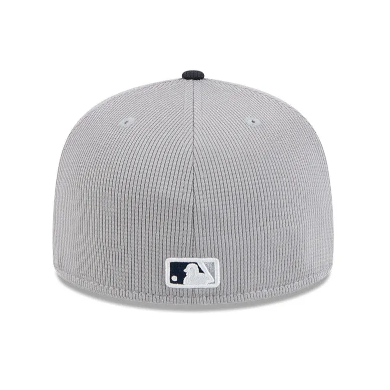 New Era 59Fifty New York Yankees 2025 Spring Training Patch Hat - Grey, Navy