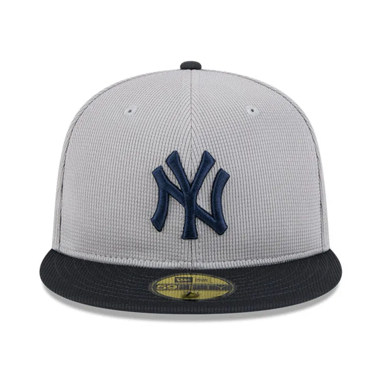New Era 59Fifty New York Yankees 2025 Spring Training Patch Hat - Grey, Navy