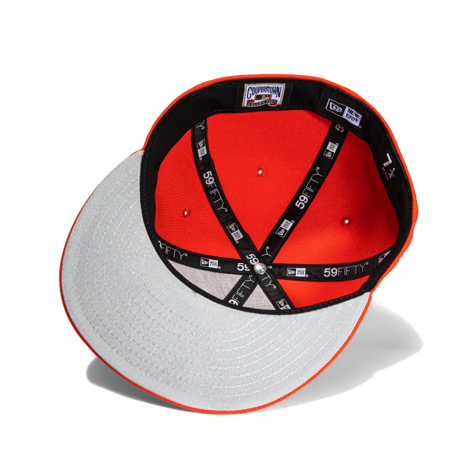 New Era 59Fifty Oakland Athletics 30th Anniversary Patch Arch Hat - Orange, Royal