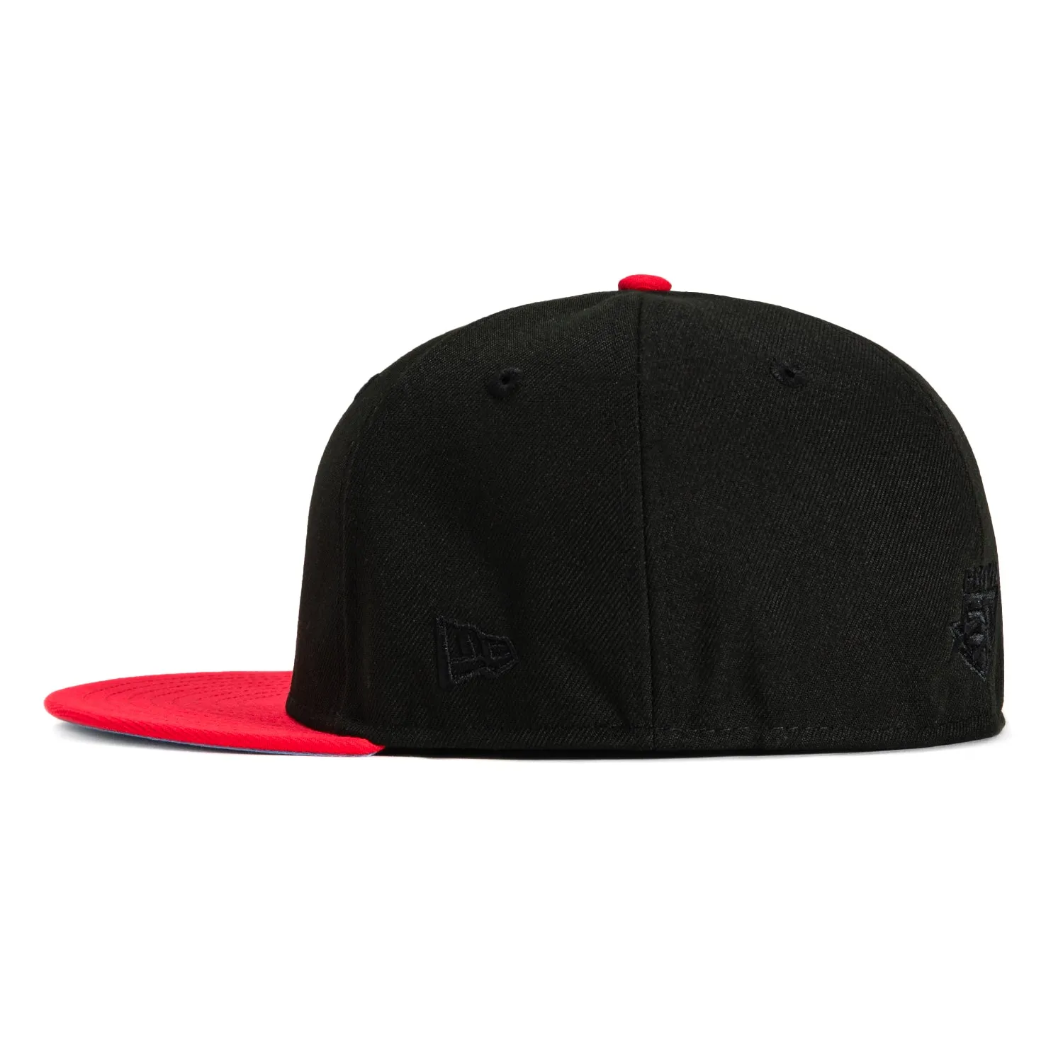 New Era 59Fifty Puerto Rico Flag Patch PR Hat - Black, Infrared