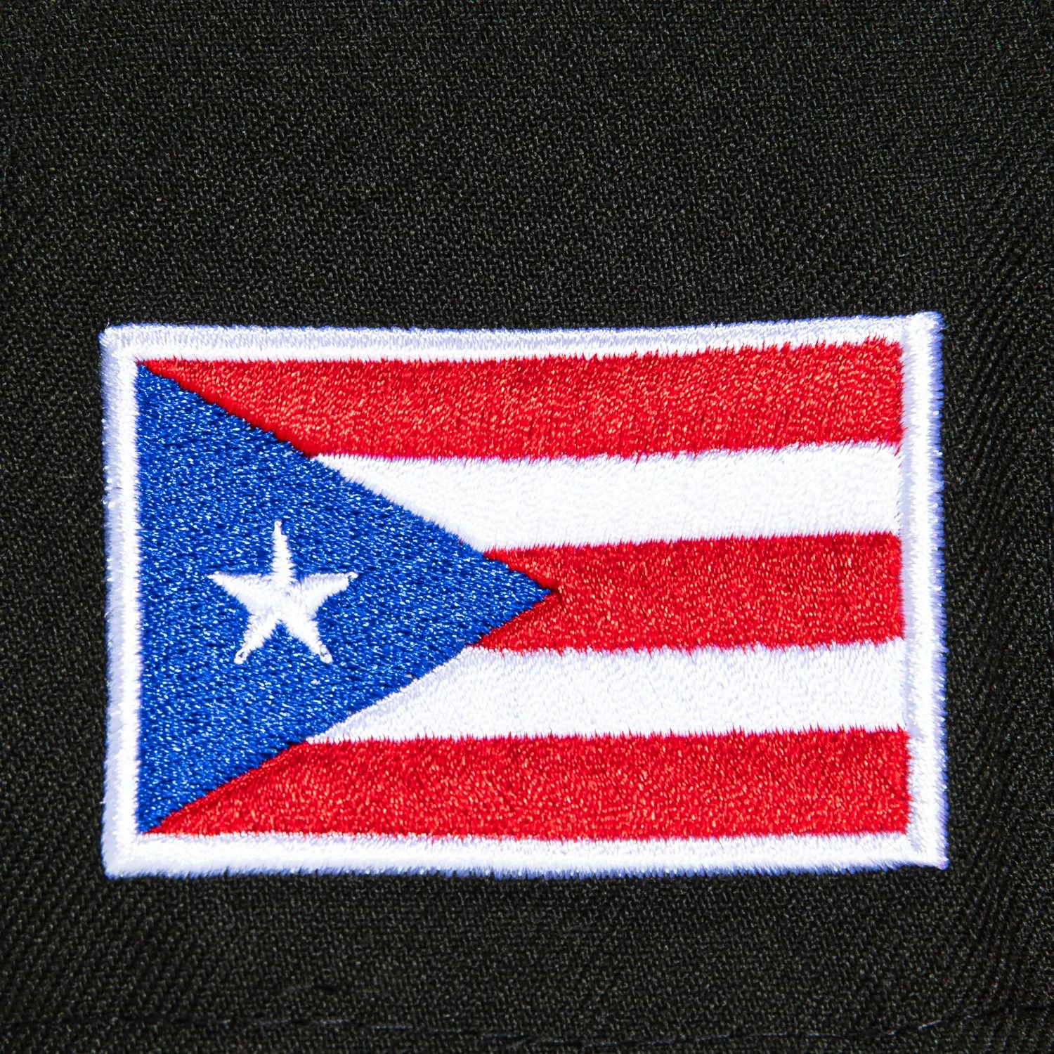 New Era 59Fifty Puerto Rico Flag Patch PR Hat - Black, Infrared