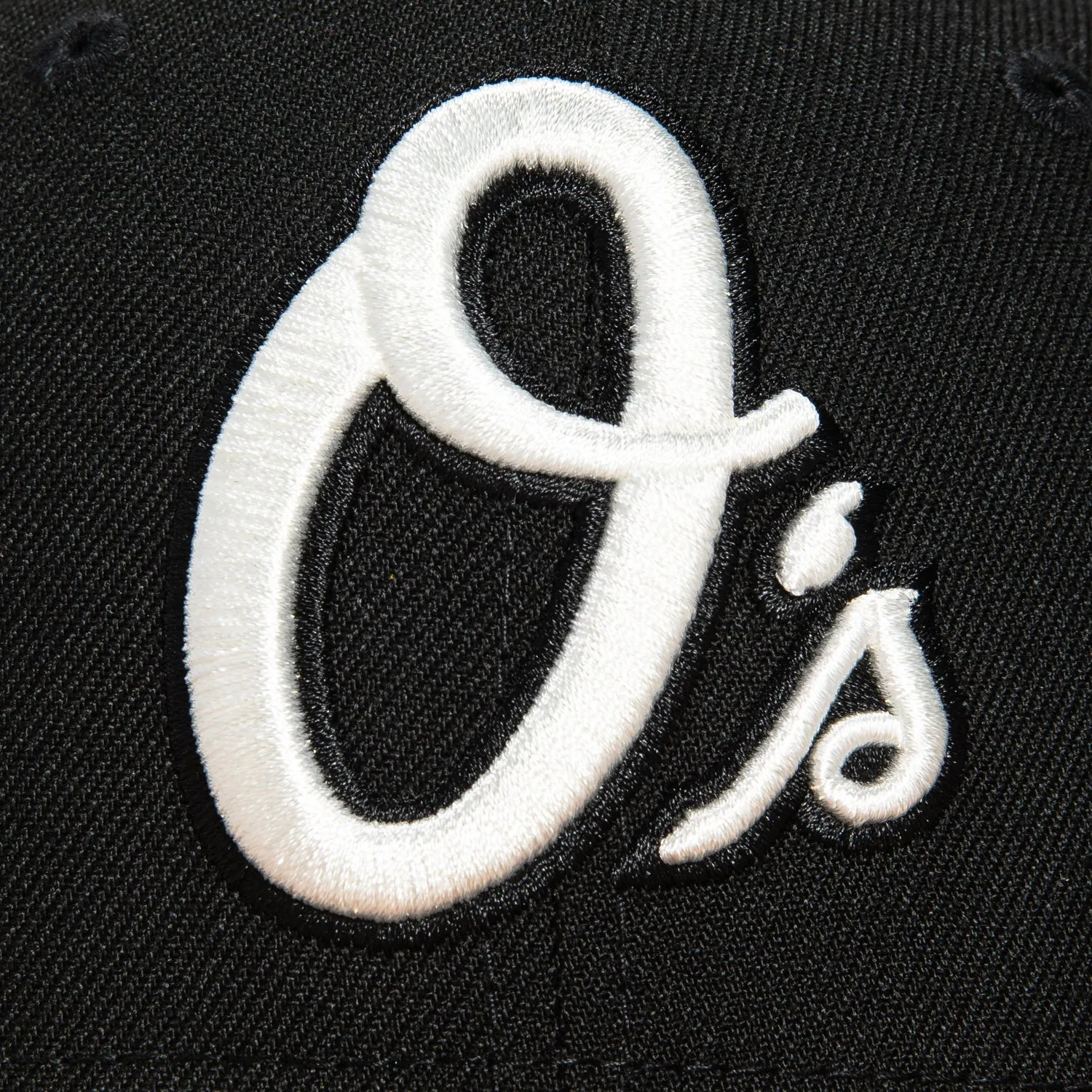 New Era 59Fifty Suede Visor Baltimore Orioles 30th Anniversary Stadium Patch Alternate Hat - Black, Tan