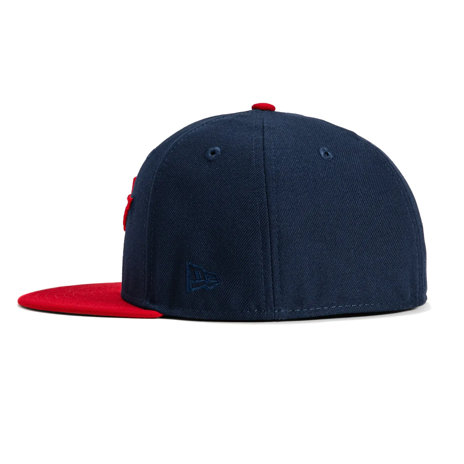 New Era 59Fifty Wichita Aviators Logo Patch Hat - Navy, Red