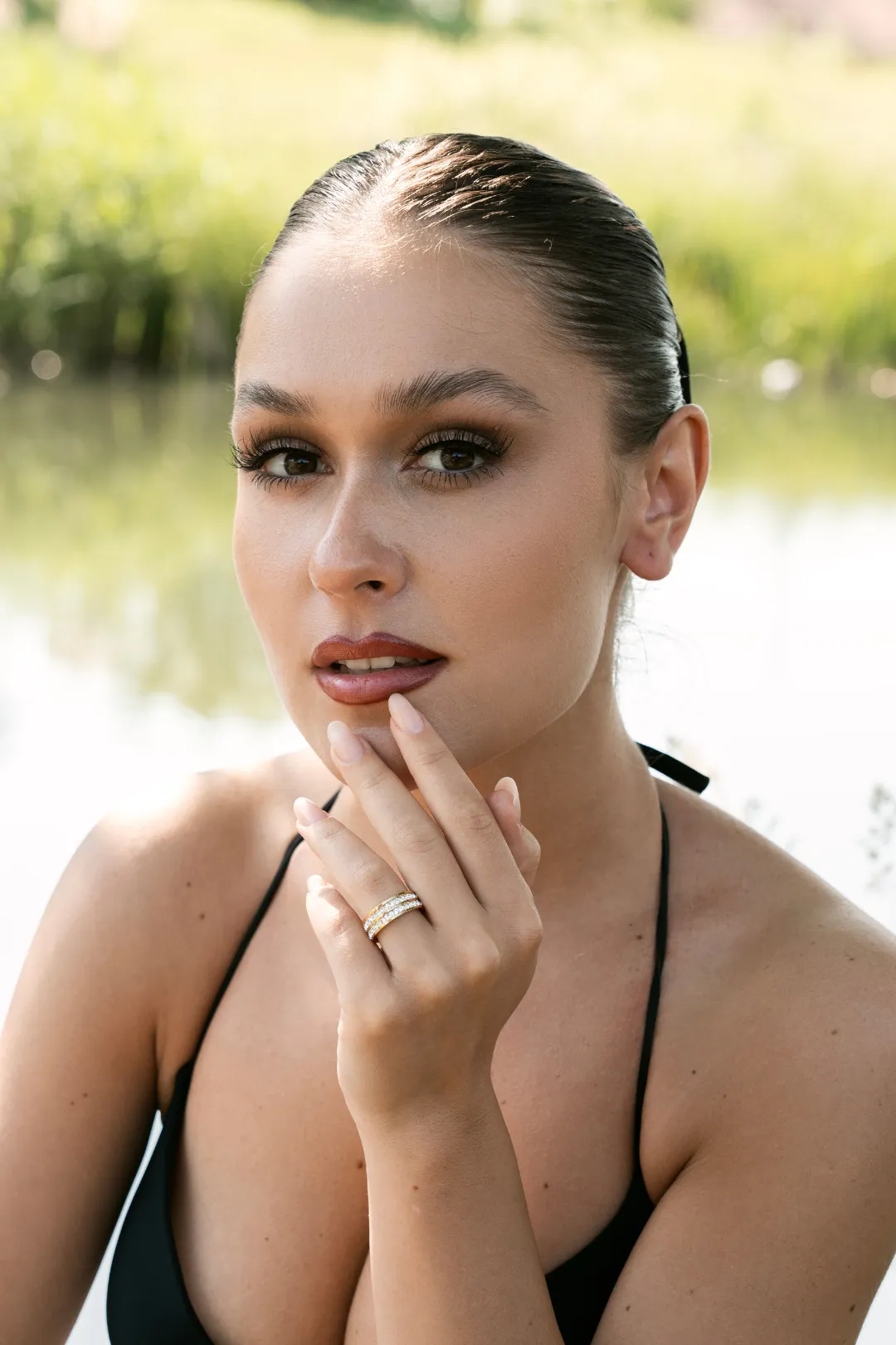 Nora Gold Diamond Band