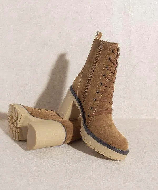 Oasis Society Jenna - Platform Military Boots
