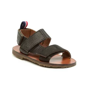 Pepe Leather Sandals Mini Box Black