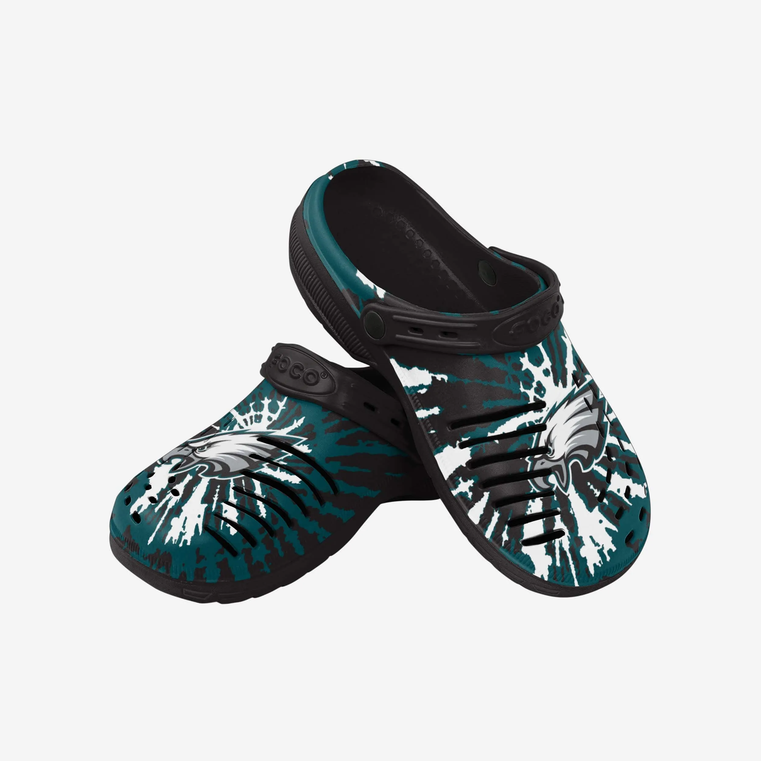 Philadelphia Eagles Tie-Dye Clog With Strap