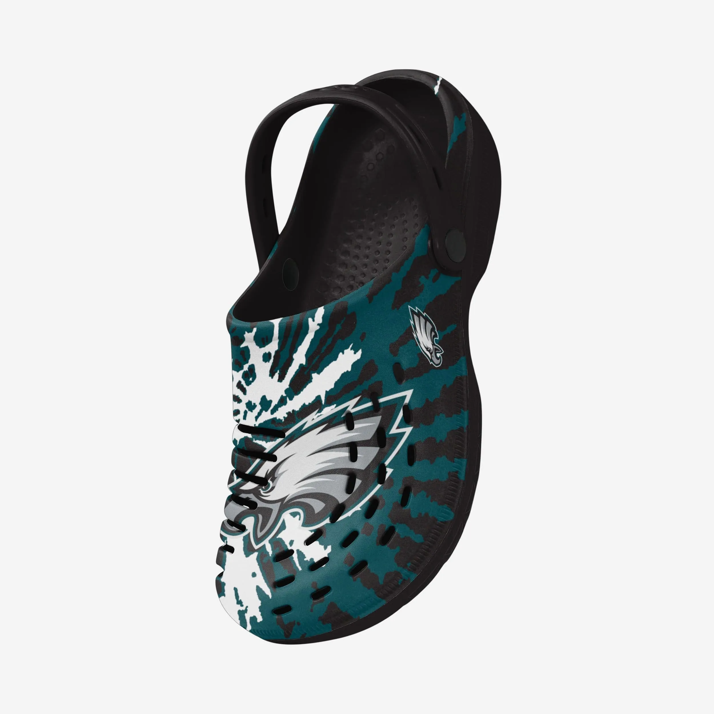 Philadelphia Eagles Tie-Dye Clog With Strap