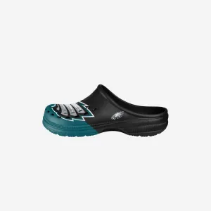 Philadelphia Eagles Youth Colorblock Big Logo Clog