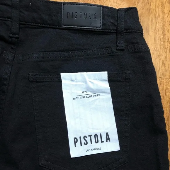 Pistola Trendy Izzy High Rise Slim Biker Short 30