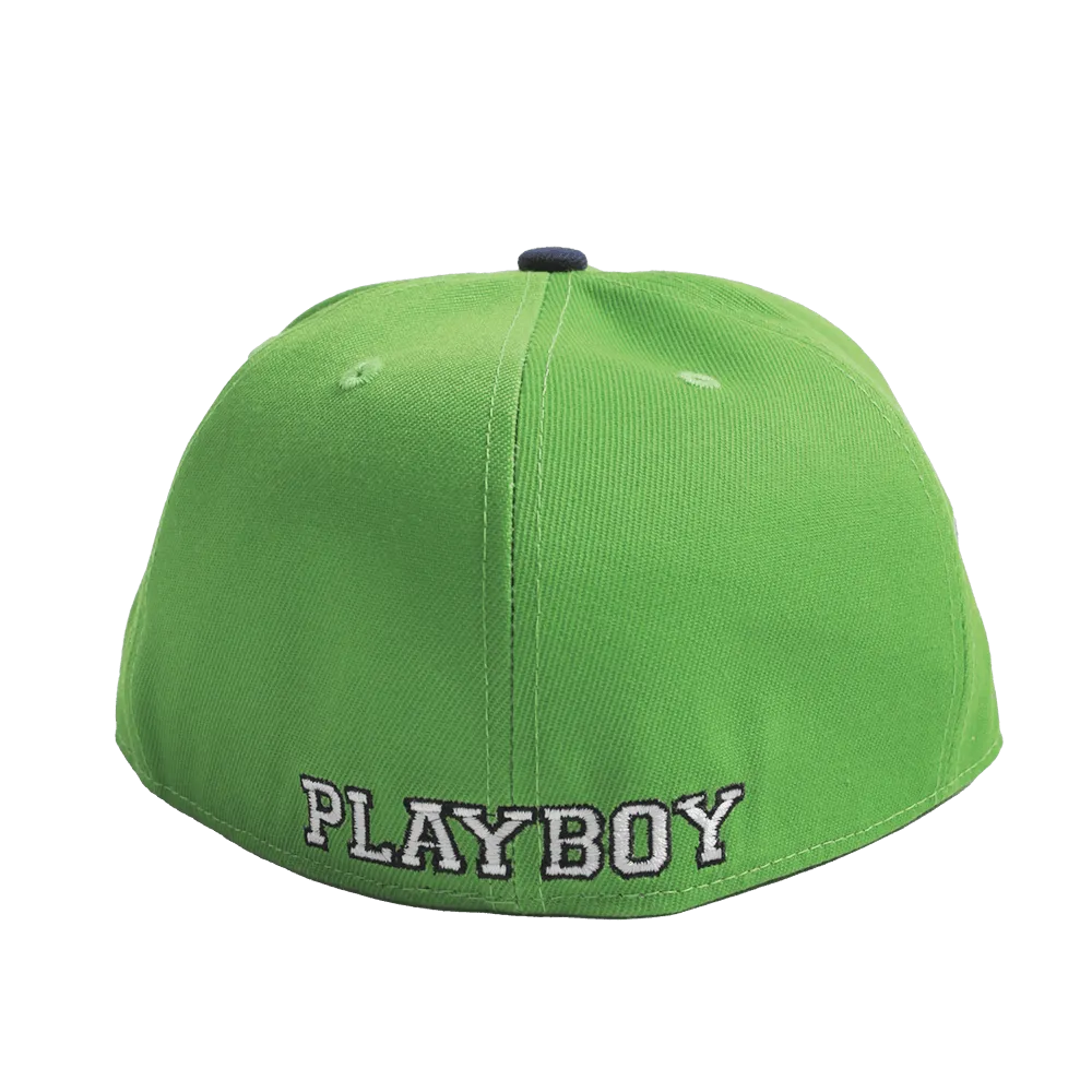 PLAYBOY ARGYLE GREEN FITTED HAT