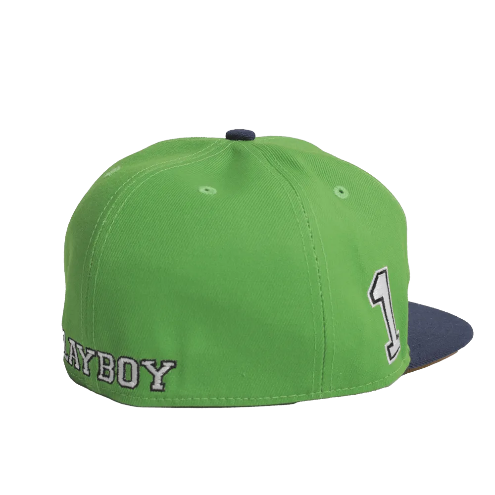 PLAYBOY ARGYLE GREEN FITTED HAT