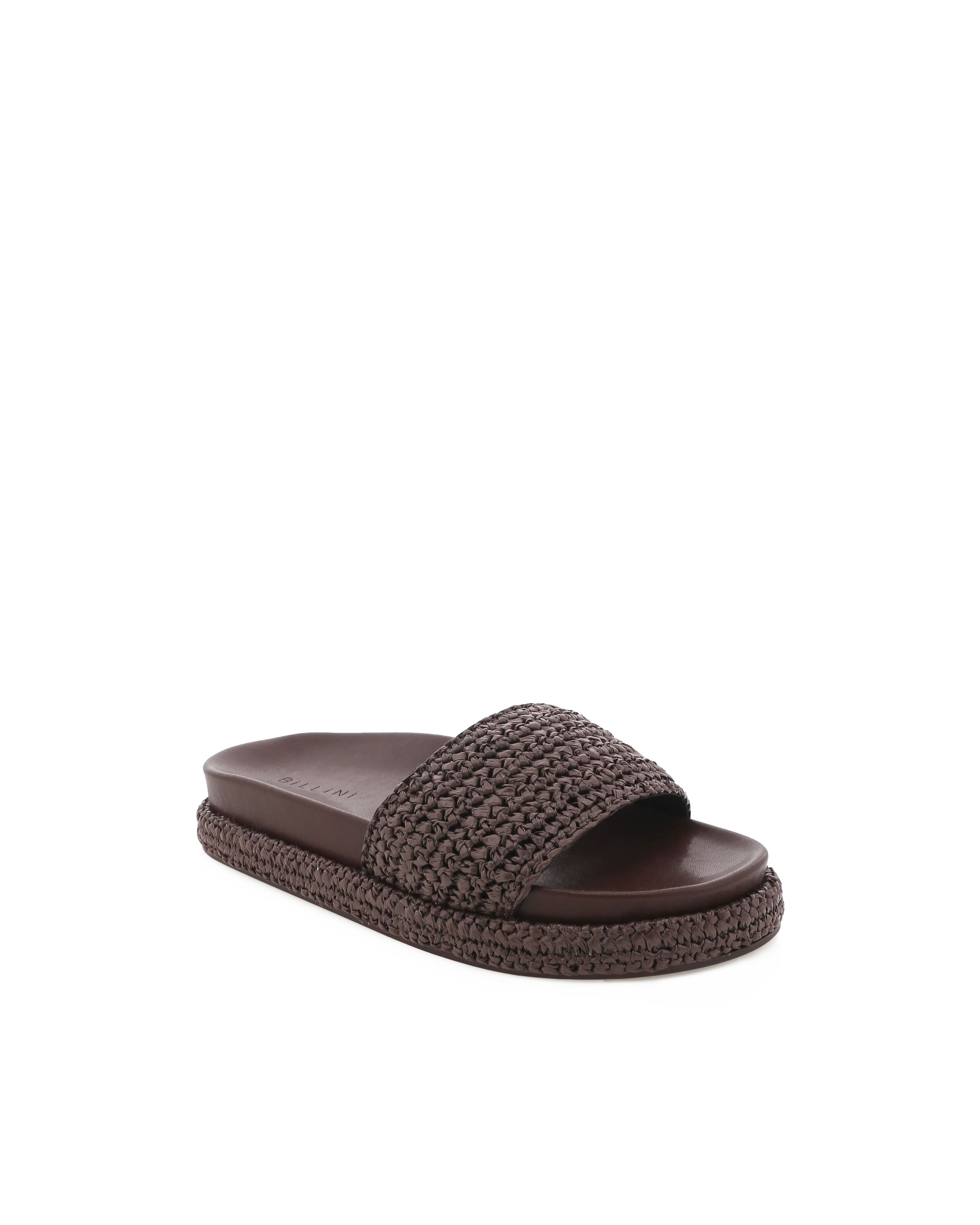 Quartilla Sandals - Chocolate Raffia