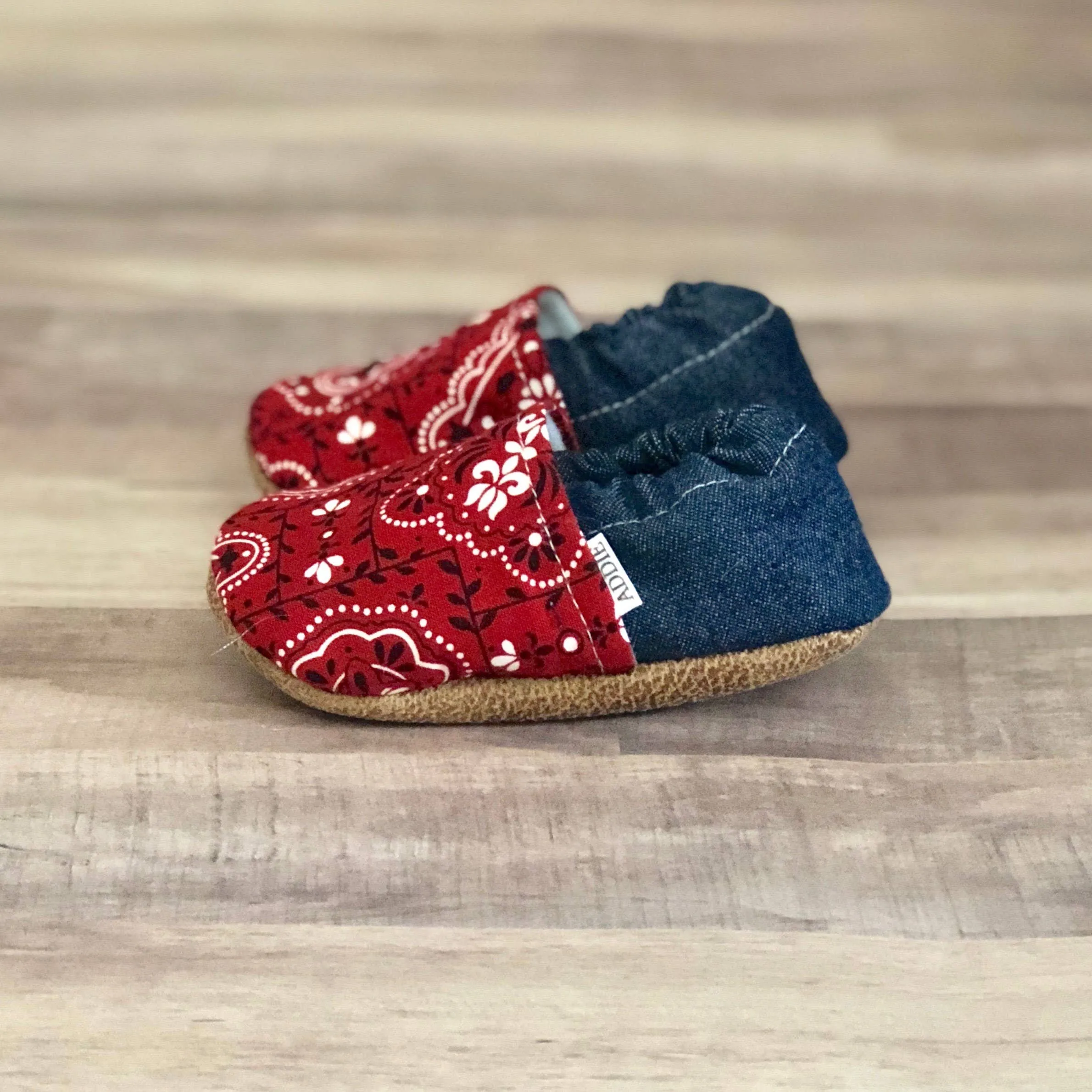 Red Paisley Moccasin