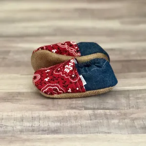 Red Paisley Moccasin