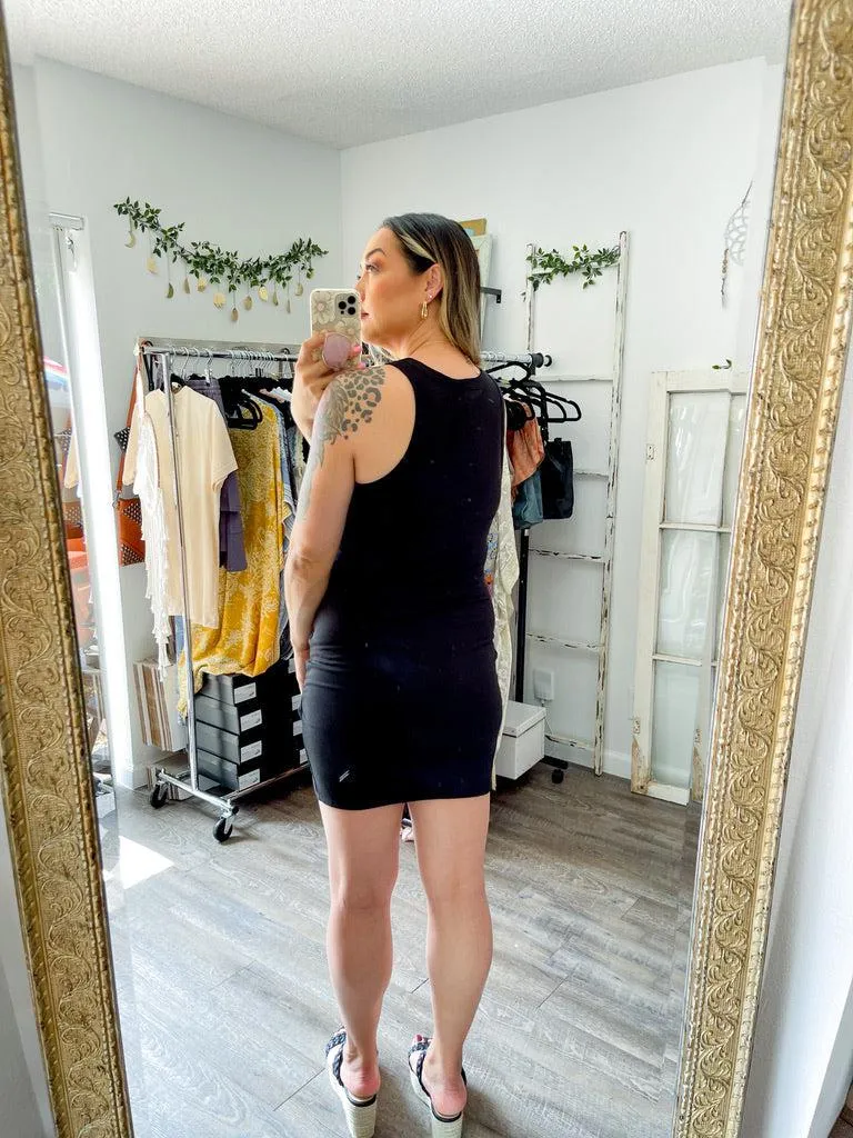 Ribbed Fitted Dress